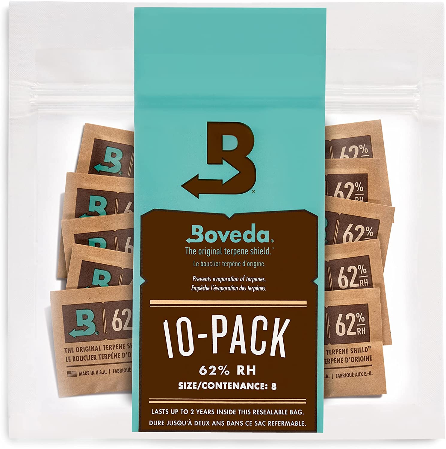 boveda 62％　ボヴェダ　ヒュミドール　調湿剤　8g 30パック